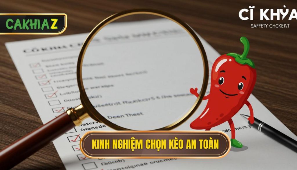 Kinh nghiệm chọn kèo an toàn