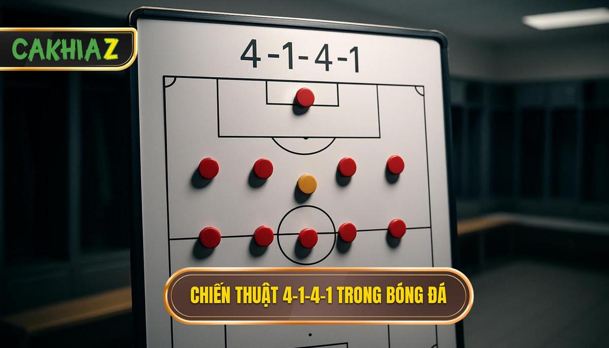 Vận hành chuyên sâu_ Cách 4-1-4-1 vô hiệu hóa đối thủ