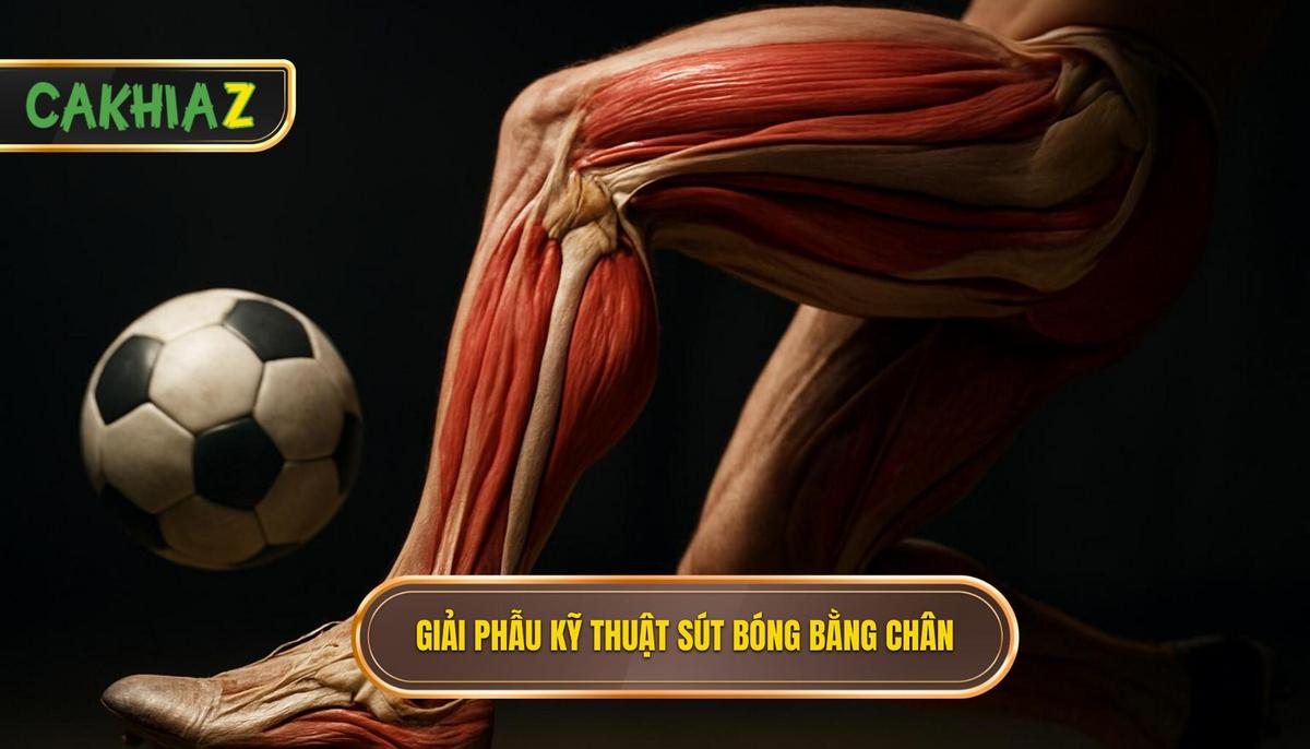 Giải phẫu cơ học của Kỹ thuật sút bóng bằng đầu ngón chân