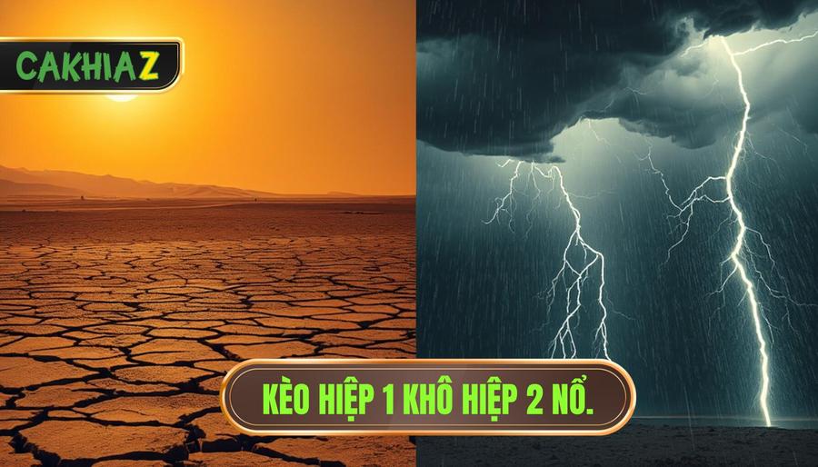 Kèo hiệp 1 khô hiệp 2 nổ