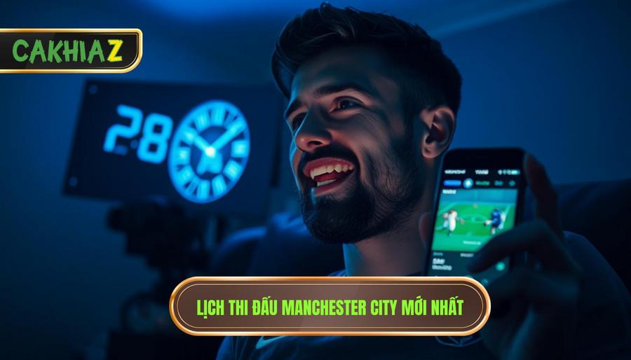1. Lịch thi đấu Manchester City mới nhất