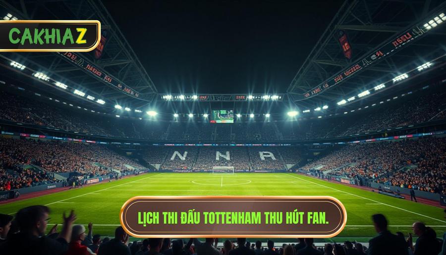 1. Lịch thi đấu Tottenham thu hút fan.