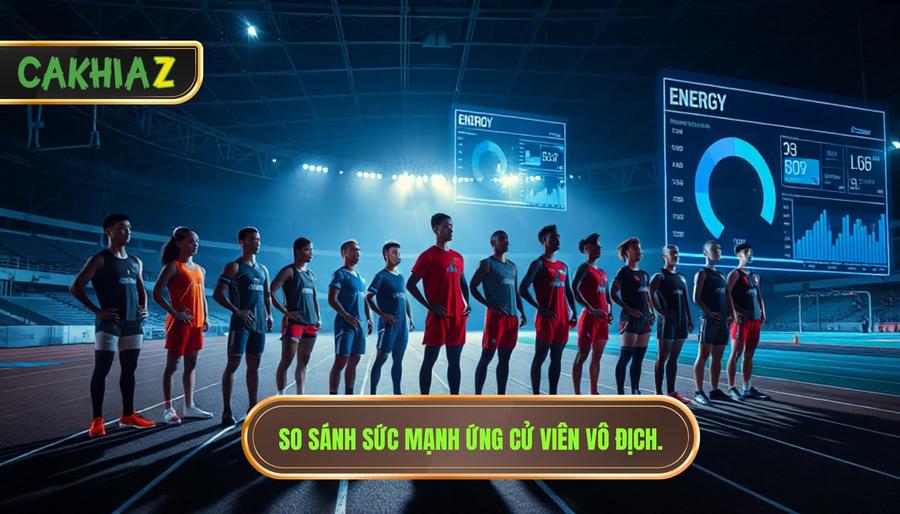 3. So sánh sức mạnh ứng cử viên vô địch.